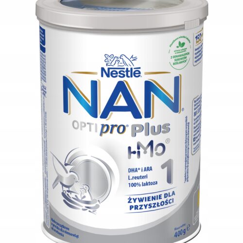 NAN OPTIPRO Plus 1 HMO Mleko początkowe dla niemowląt od urodzenia 400 g
