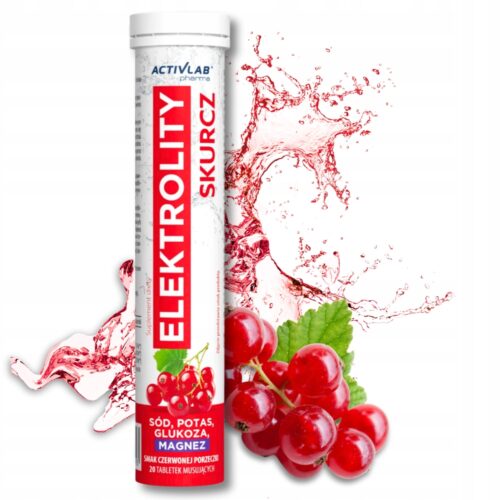 Elektrolity Skurcz ActivLab 20 tabletek Porzeczka
