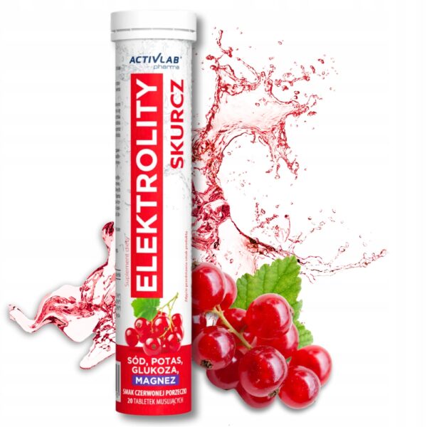 Elektrolity Skurcz ActivLab 20 tabletek Porzeczka