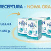 Nestlé NAN OPTIPRO 1 Mleko początkowe dla niemowląt od urodzenia 5x650g