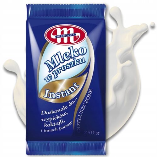 Mleko w proszku instant odtłuszczone 250g Mlekovita