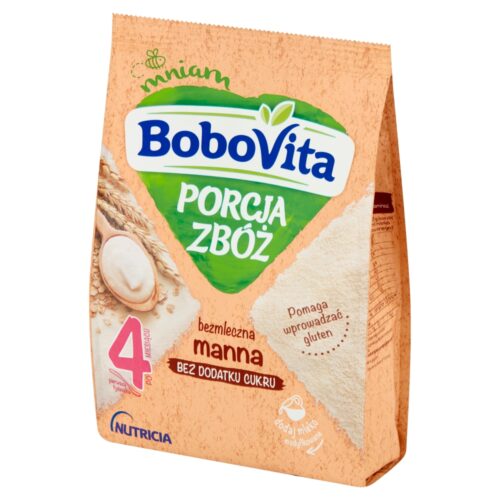 BoboVita Porcja Zbóż Kaszka bezmleczna manna po 4 miesiącu 170 g
