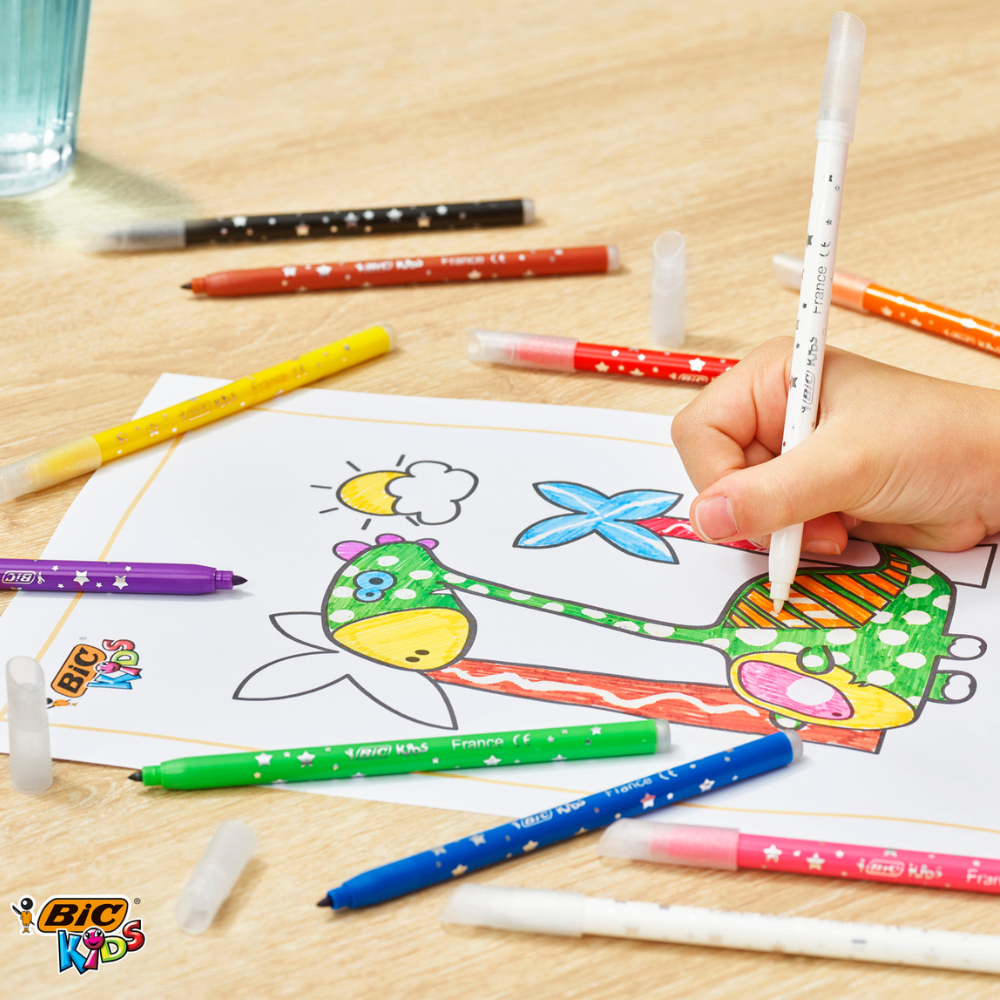 flamastry zmazywalne bic