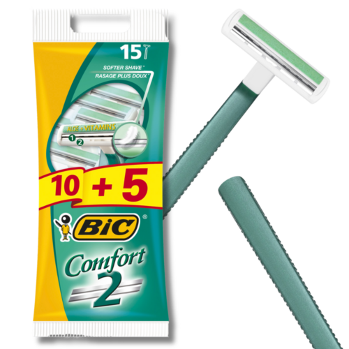 Maszynki jednorazowe BiC Comfort 2 - 15 sztuk