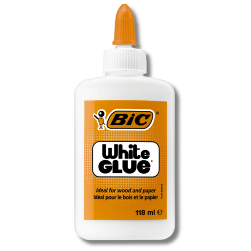 Biały klej w płynie z aplikatorem BiC White Glue 118ml