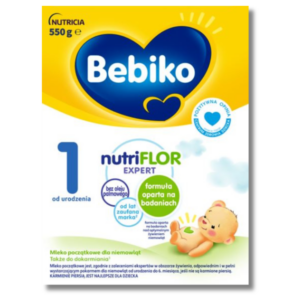 Bebiko 1 Nutriflor Expert mleko początkowe dla niemowląt od urodzenia 550g x 10 2 Bebiko 1 mleko początkowe