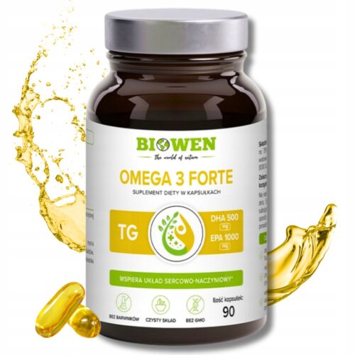 Omega 3 Forte 1000 mg EPA Biowen  90 kapsułek