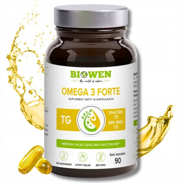 Omega 3 Forte 1000 mg EPA Biowen  90 kapsułek