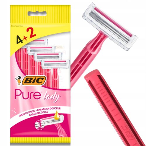 Maszynki jednorazowe BiC Pure Lady 6 sztuk