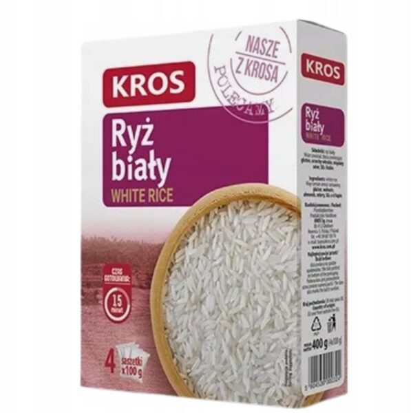 Ryż biały Kros 4x100g