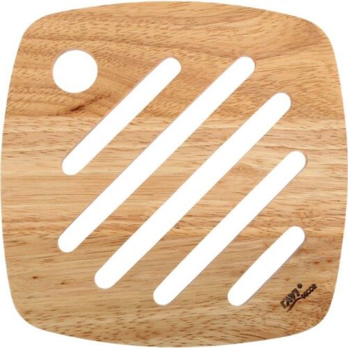 Podkładka pod garnek z drewna kauczukowego 1szt