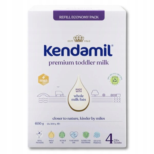 KENDAMIL PREMIUM 4 HMO+ 600g Mleko dla małych dzieci +24m.