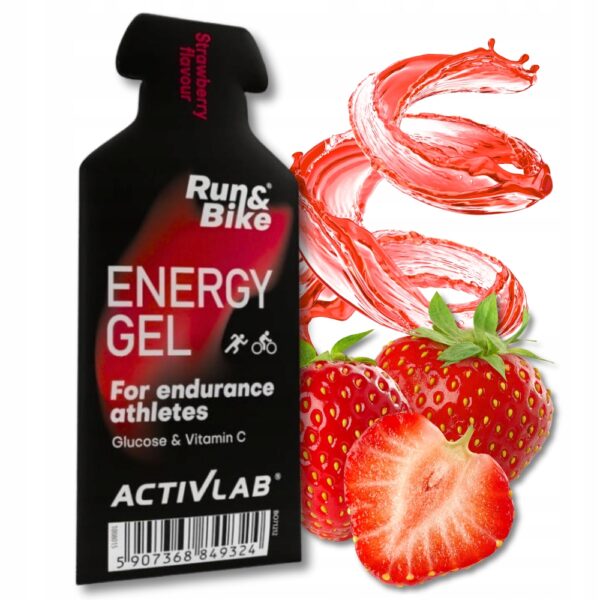 Run&Bike Energy Gel 40g ActivLab Truskawkowy