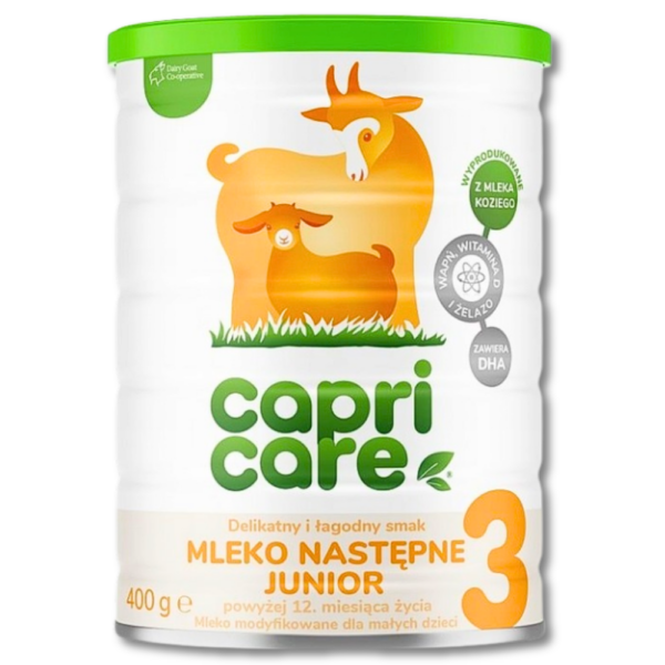 CapriCare 3 Junior Mleko Kozie powyżej 12. miesiąca 400g