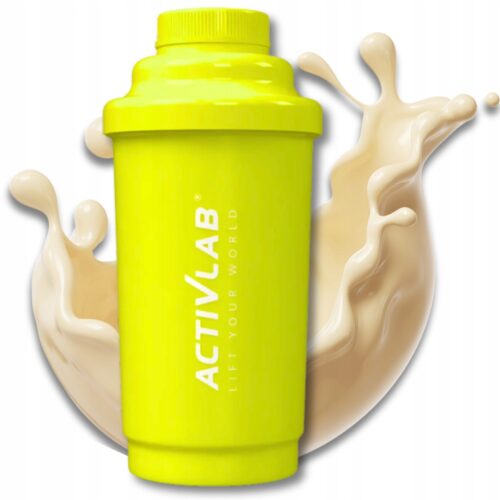 Shaker do białka ActivLab 600ml z sitkiem Killer Yellow