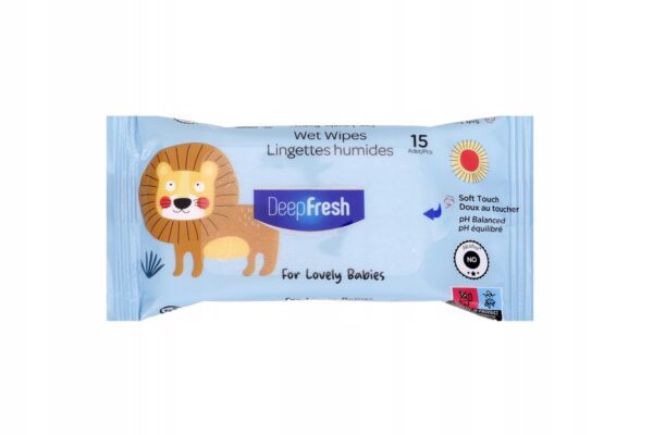 Chusteczki odświeżający nawilżane Deep Fresh 15 szt - LEON