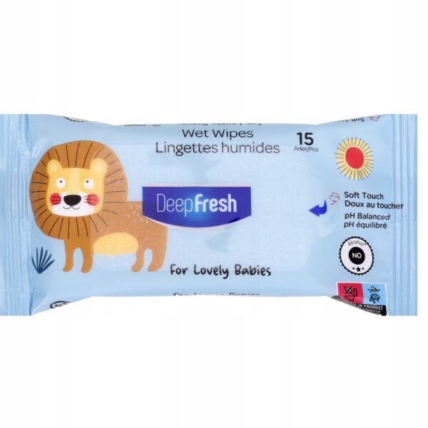 Chusteczki odświeżający nawilżane Deep Fresh 15 szt - LEON