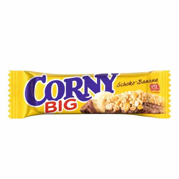 Corny BiG baton zbożowy z mleczną czekoladą i bananami 50g