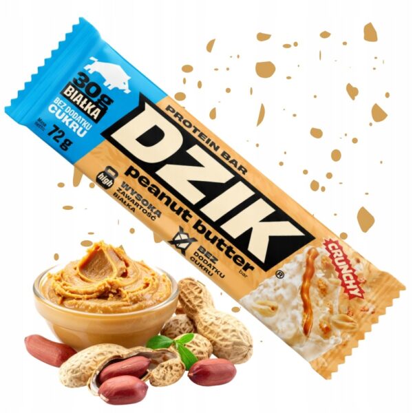 Dzik baton peanut butter