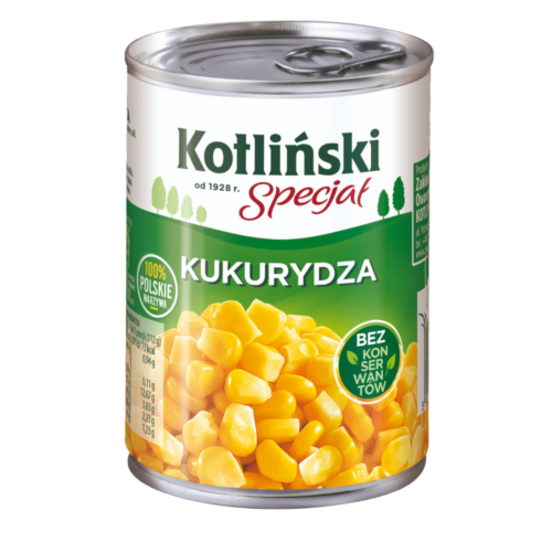 Kukurydza konserwowa Kotliński Specjał 400g