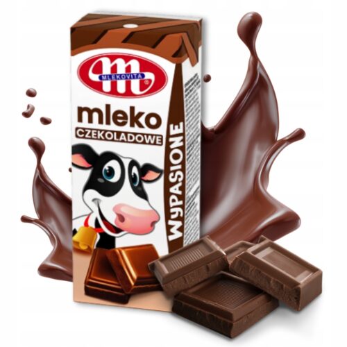Mleko czekoladowe 200ml Wypasione UHT Mlekovita