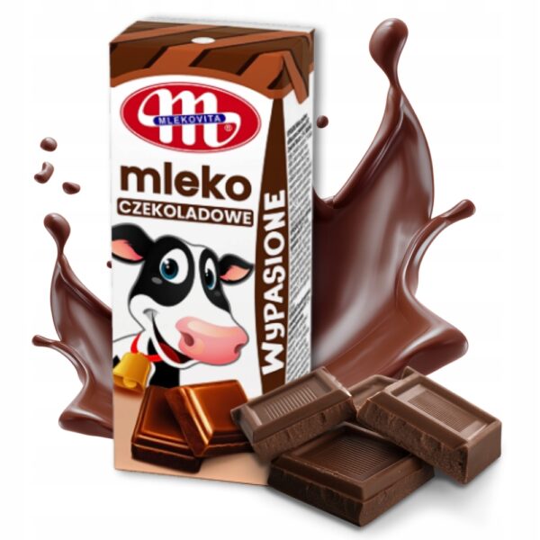 Mleko czekoladowe 200ml Wypasione UHT Mlekovita