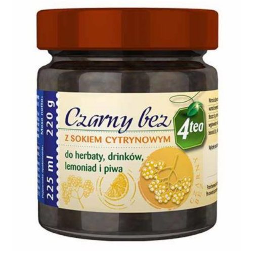 Helcom czarny bez z sokiem cytrynowym 4tea 225ml