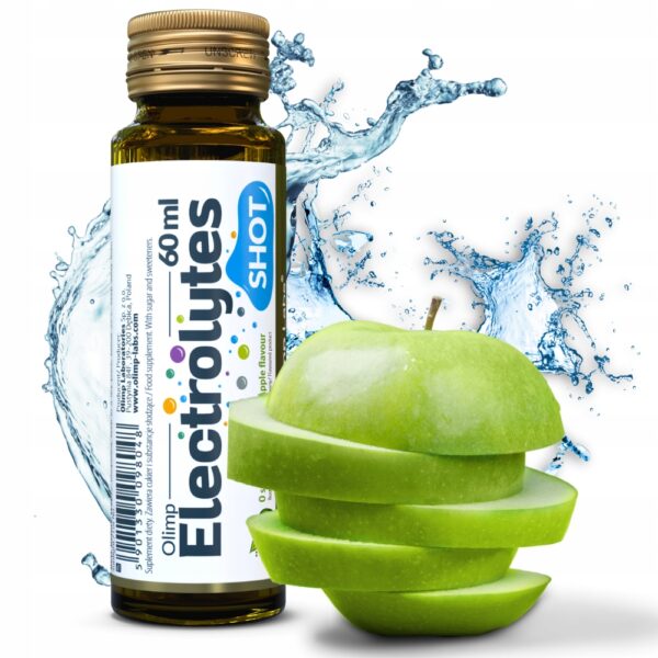 Olimp Electrolytes Shot 60 ml o smaku jabłkowym Elektrolity