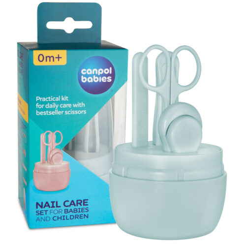 Canpol babies Zestaw pielęgnacyjny do paznokci Blue