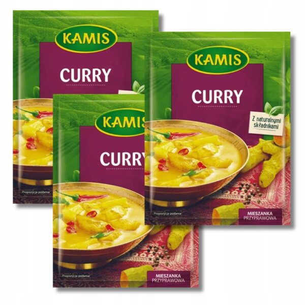 Curry przyprawa mieszanka przyprawowa z naturalnymi składnikami Kamis 20g