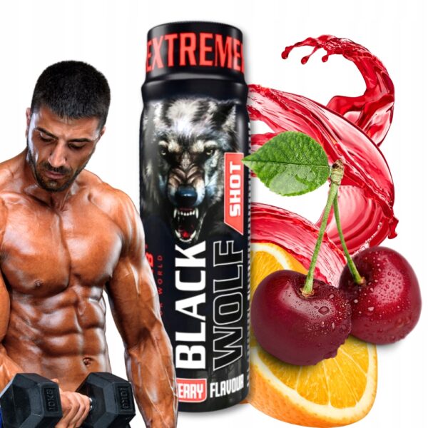 Black Wolf Shot 80ml ActivLab pomarańcza-wiśnia