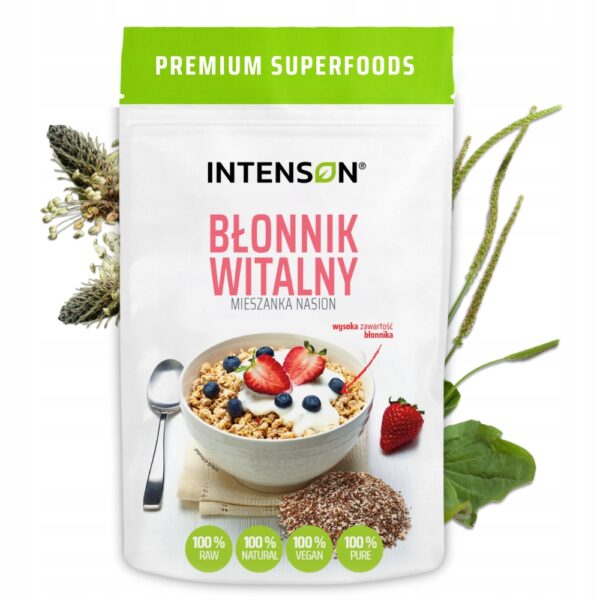 Błonnik witalny mieszanka nasion 1000g Intenson