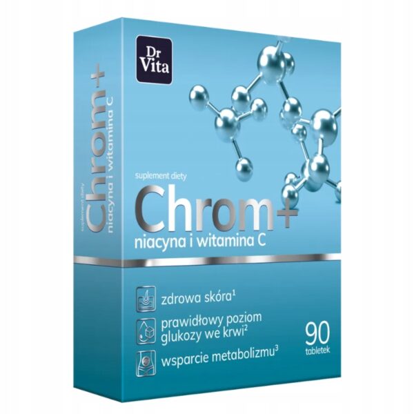 e224b6fd-fac0-46df-bc31-819c96dba687.jpeg Dr Vita Suplement diety chrom + niacyna i witamina C 90 tabletek