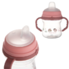 Canpol babies Kubek niekapek z silikonowym ustnikiem Bonjour Paris 150ml Pink