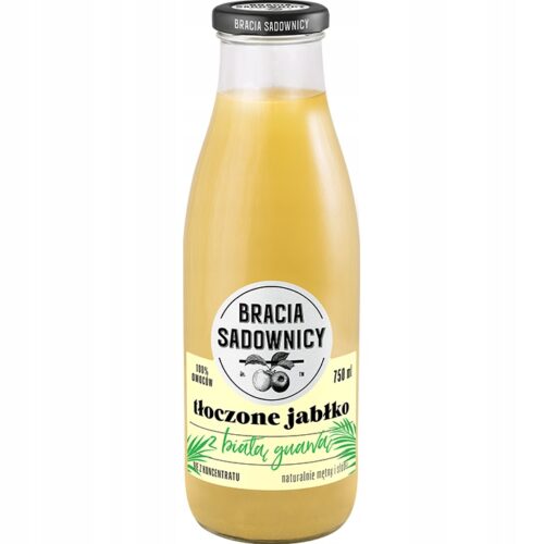 Bracia Sadownicy Tłoczone jabłko z białą guawą 750 ml