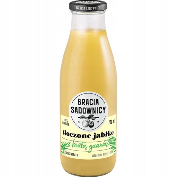 Bracia Sadownicy Tłoczone jabłko z białą guawą 750 ml