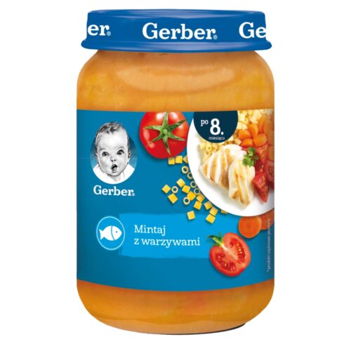 Gerber Mintaj z warzywami dla niemowląt po 8. miesiącu 190g