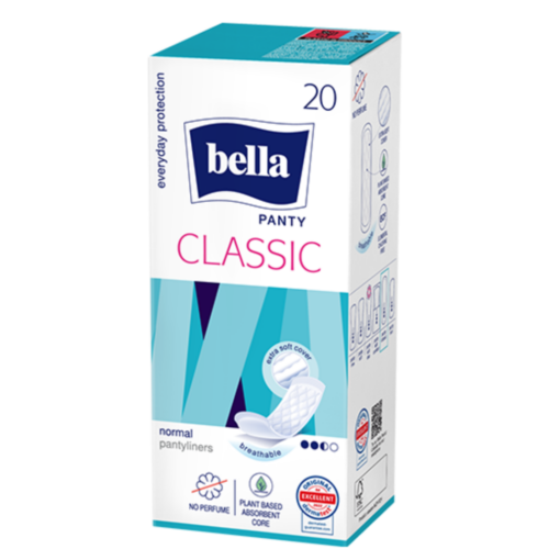 Bella Panty Classic Normal Wkładki higieniczne 20 sztuk