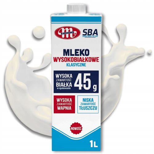 SBA Mleko wysokobiałkowe UHT 0,5% Mlekovita 1 litr