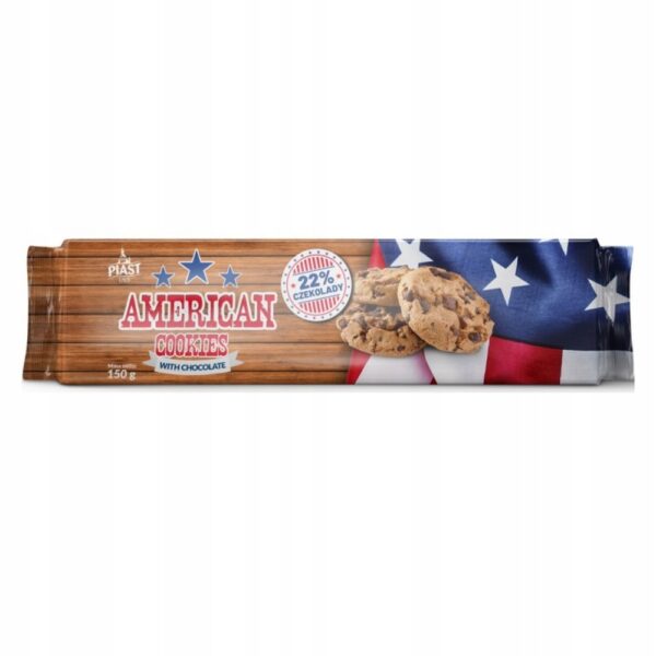 Ciastka kruche z czekoladą American Cookies Piast 150g