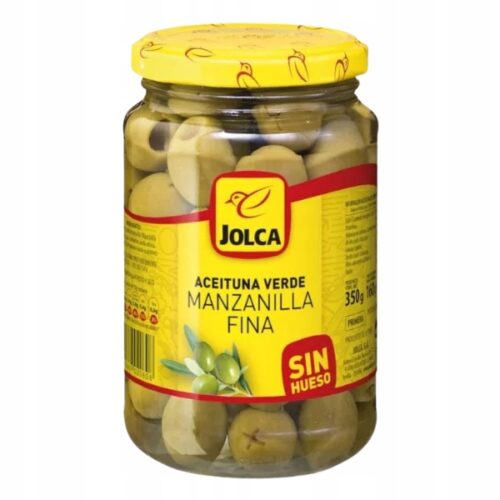 Jolca Hiszpańskie oliwki zielone bez pestek,350g