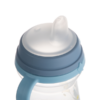 Canpol babies Kubek niekapek z silikonowym ustnikiem Bonjour Paris 150ml Blue