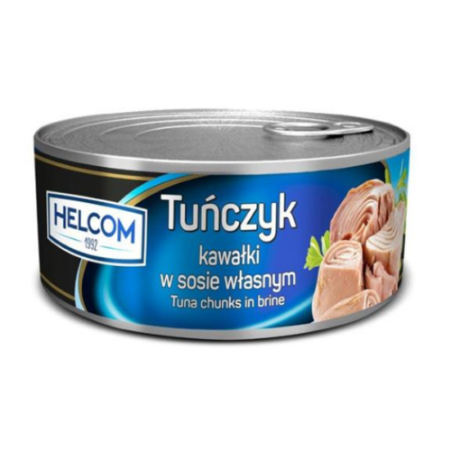Tuńczyk kawałki w sosie własnym Helcom 170g