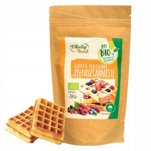 eebe1d14-6470-4d9c-8b0a-7ba60700ece8.jpeg BIO Gofry & Naleśniki Pełnoziarniste mieszanka VEGE Vitally Food 200g