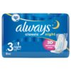 Podpaski ze skrzydełkami Always Classic Night (rozm. 3) x8