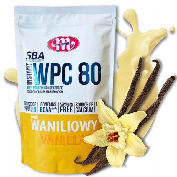 SBA WPC 80 Mlekovita 700g Odżywka białkowa Waniliowa