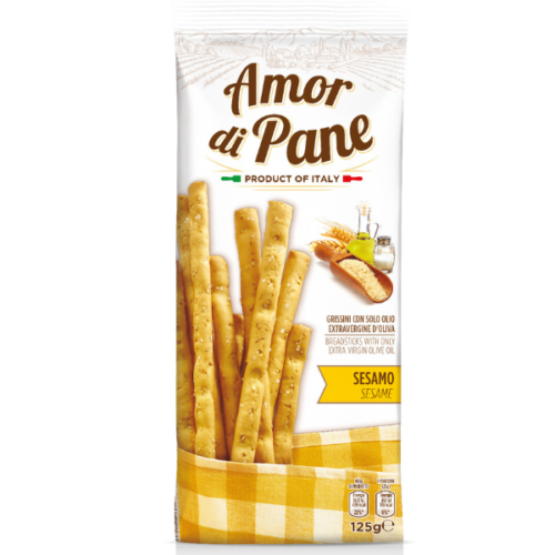Grissini z sezamem  Amor Di Pane 125g