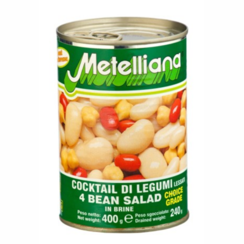 Mieszanka 4 odmian fasoli 400 g Metelliana