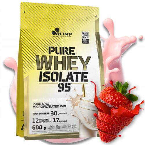 Pure Whey Isolate 95 WPI Olimp 600g Truskawkowy