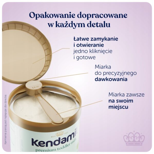 KENDAMIL PREMIUM 3 HMO+ Mleko dla małych dzieci od 12. do 24. miesiąca życia 10x800g